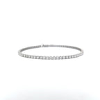 14K White Gold 67-Diamond Tennis Bracelet