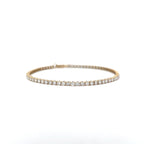 14K Yellow Gold 67-Diamond Tennis Bracelet