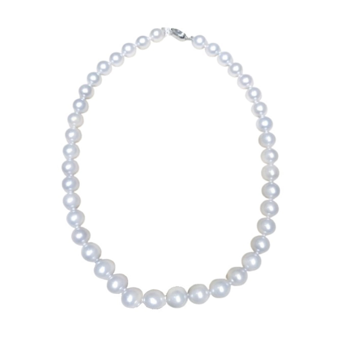 South Sea White Pearl Necklace with 18K White Gold Clasp