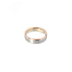 14K White Rose Gold Wedding Band