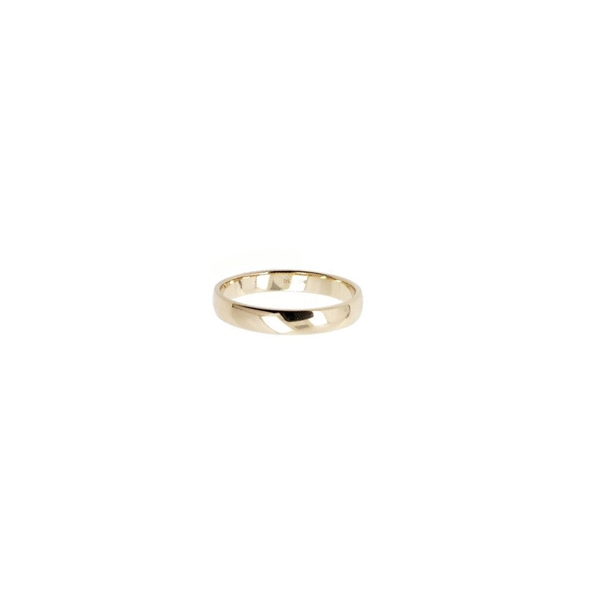 14K Yellow Gold Traditional Wedding Band