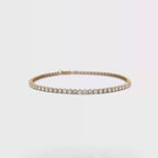 14K Yellow Gold 67-Diamond Tennis Bracelet