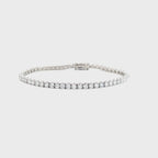 14K/18K White Gold Lab Grown Diamond Tennis Bracelet